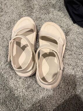 Teva Cream Strap Sandals